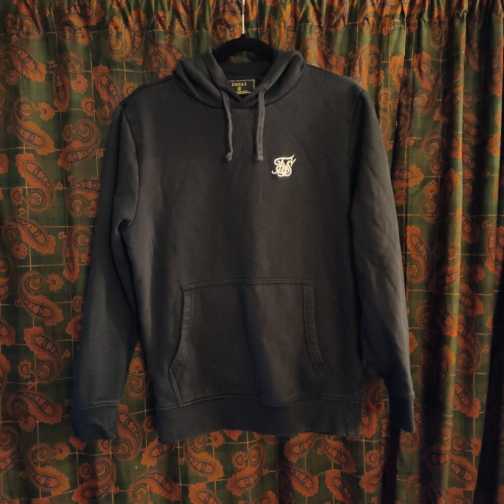 SikSilk  hoodie in black Size XS